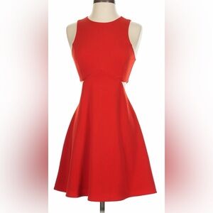 Express Elegant Red Sleeveless Dress Size 2 -Small